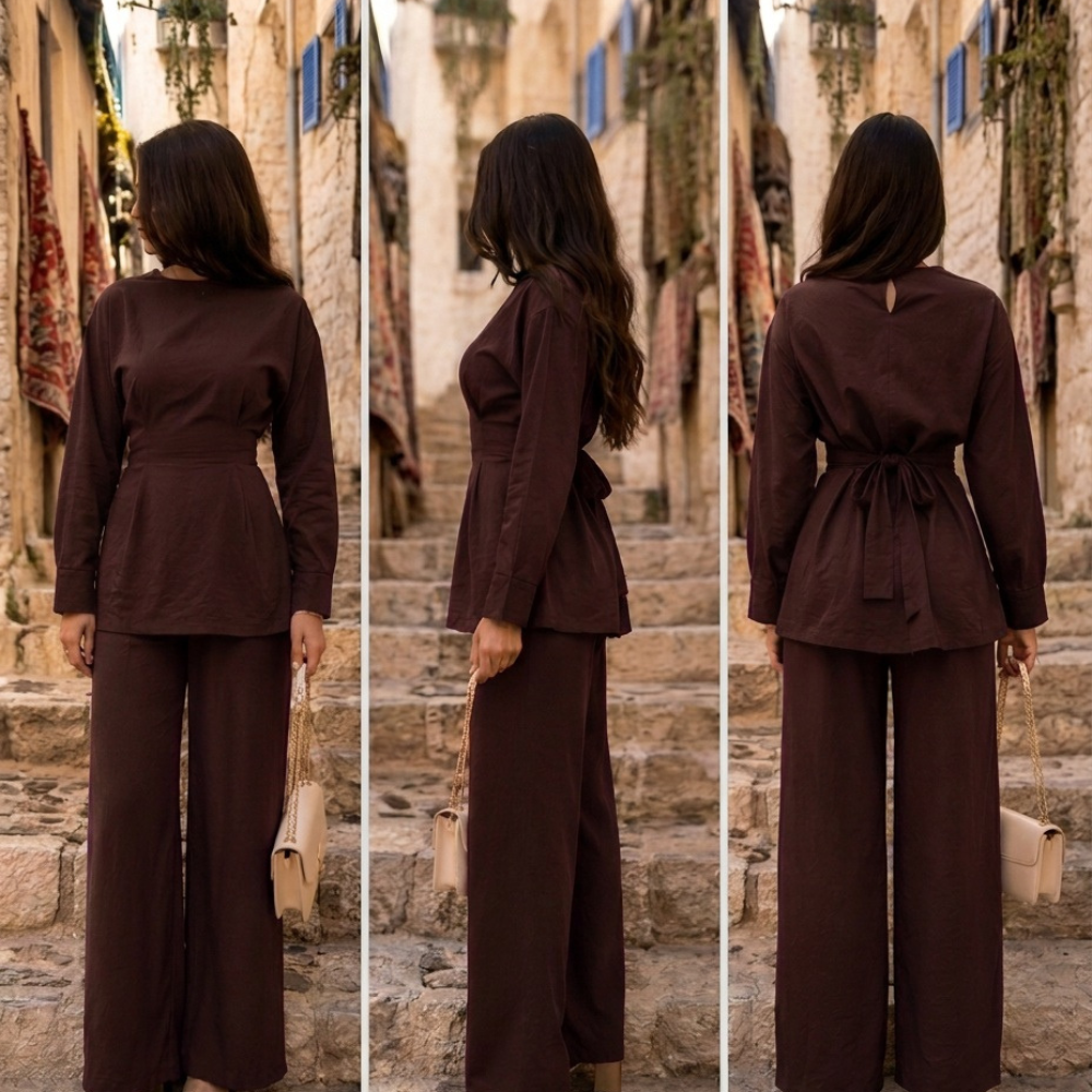 ENSEMBLE   PANTALON EN LIN