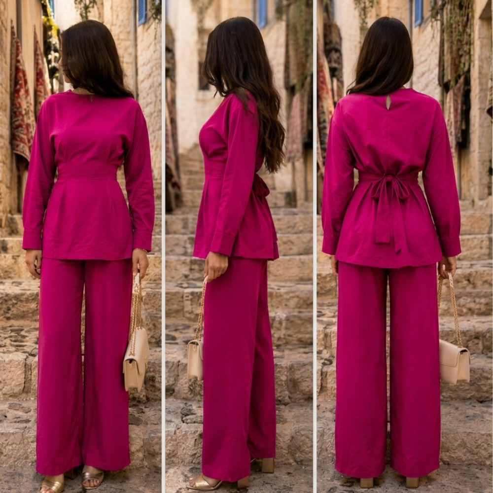 ENSEMBLE   PANTALON EN LIN