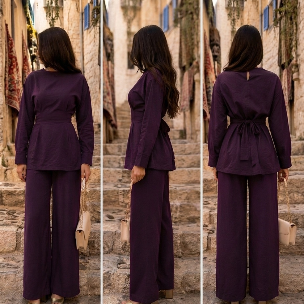 ENSEMBLE   PANTALON EN LIN
